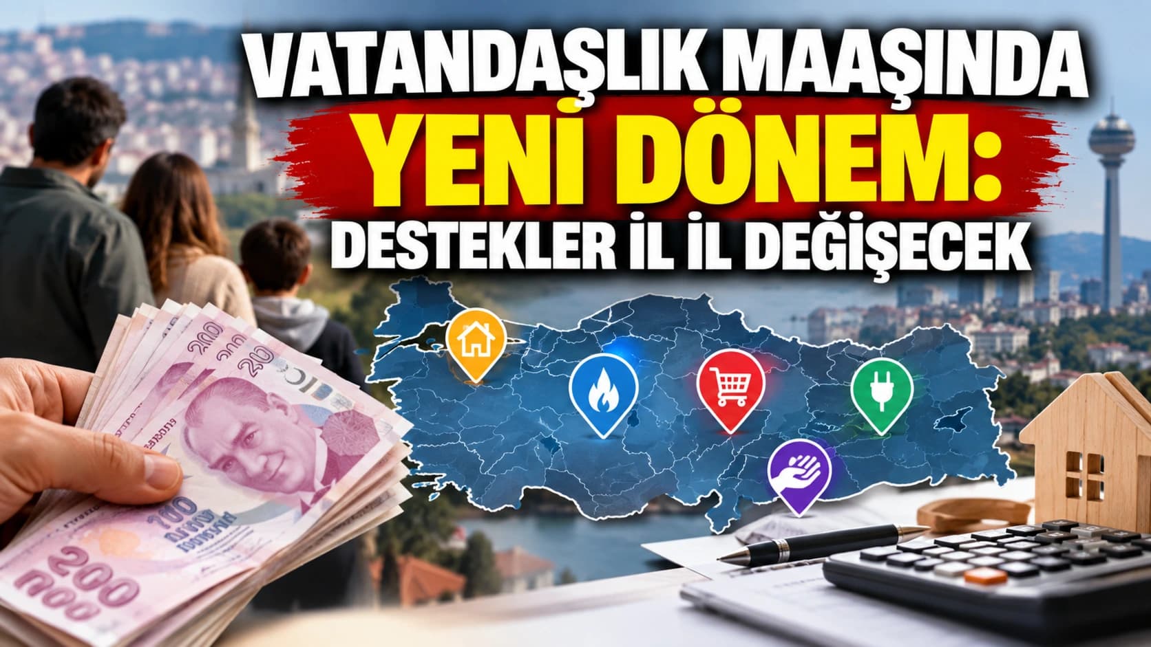 Vatandaşlık maaşında yeni dönem: Destekler il il değişecek