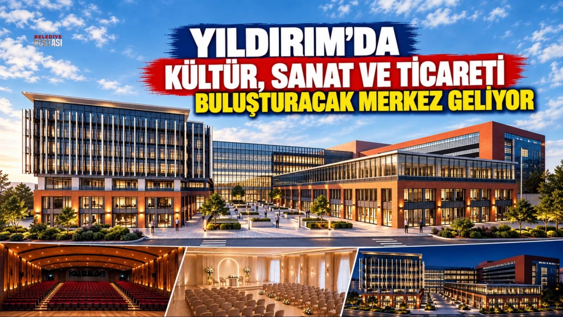 Yıldırım’da kültür, sanat ve ticareti buluşturacak merkez geliyor