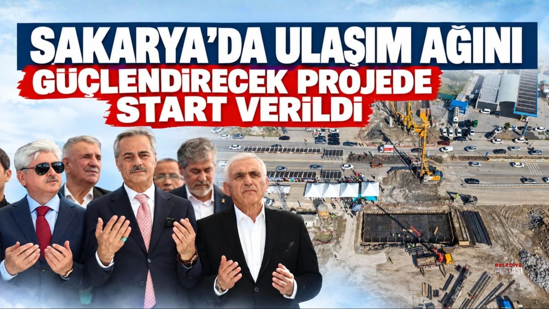 Sakarya’da ulaşım ağını güçlendirecek projede start verildi